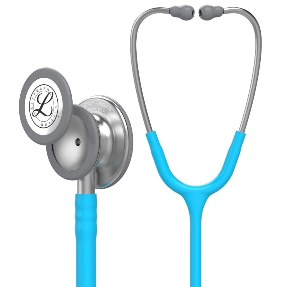 3M Littmann Klasik 3 Steteskop 5835 Turkuaz Hortum Paslanmaz Çelik Çan