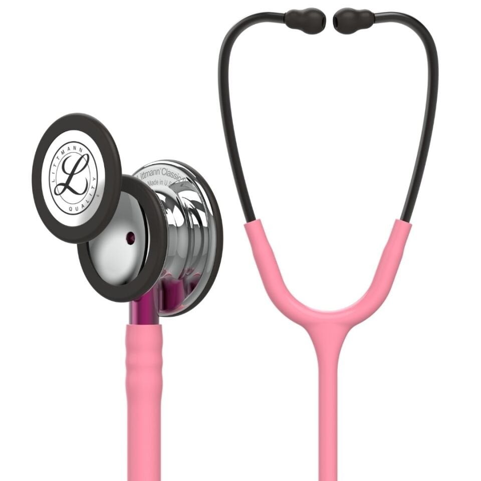 3M Littmann Klasik 3 Steteskop 5962 İnci Pembesi Hortum  Aynalı Çan