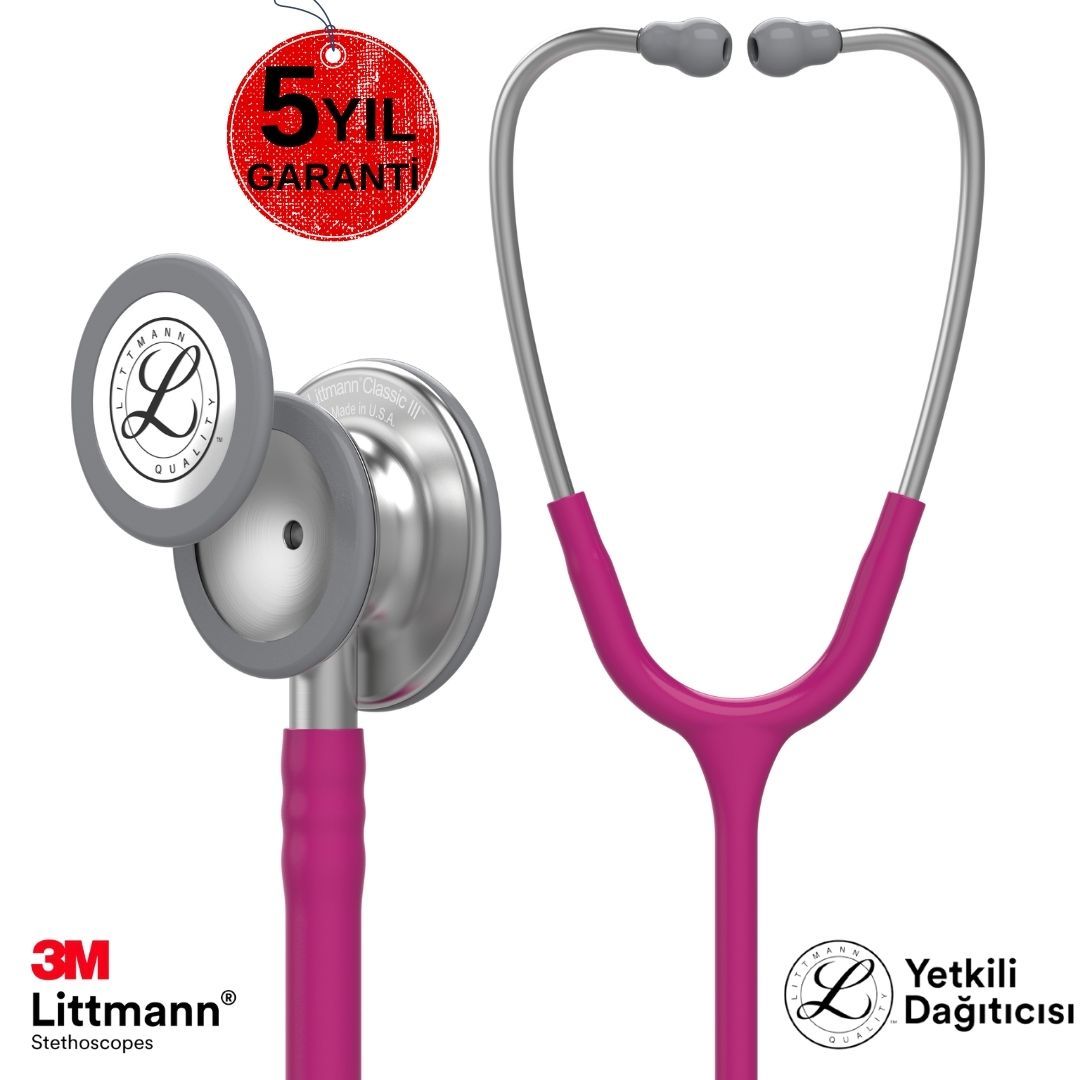 Littmann Steteskop Klasik3 5648 Fuşya Hortum
