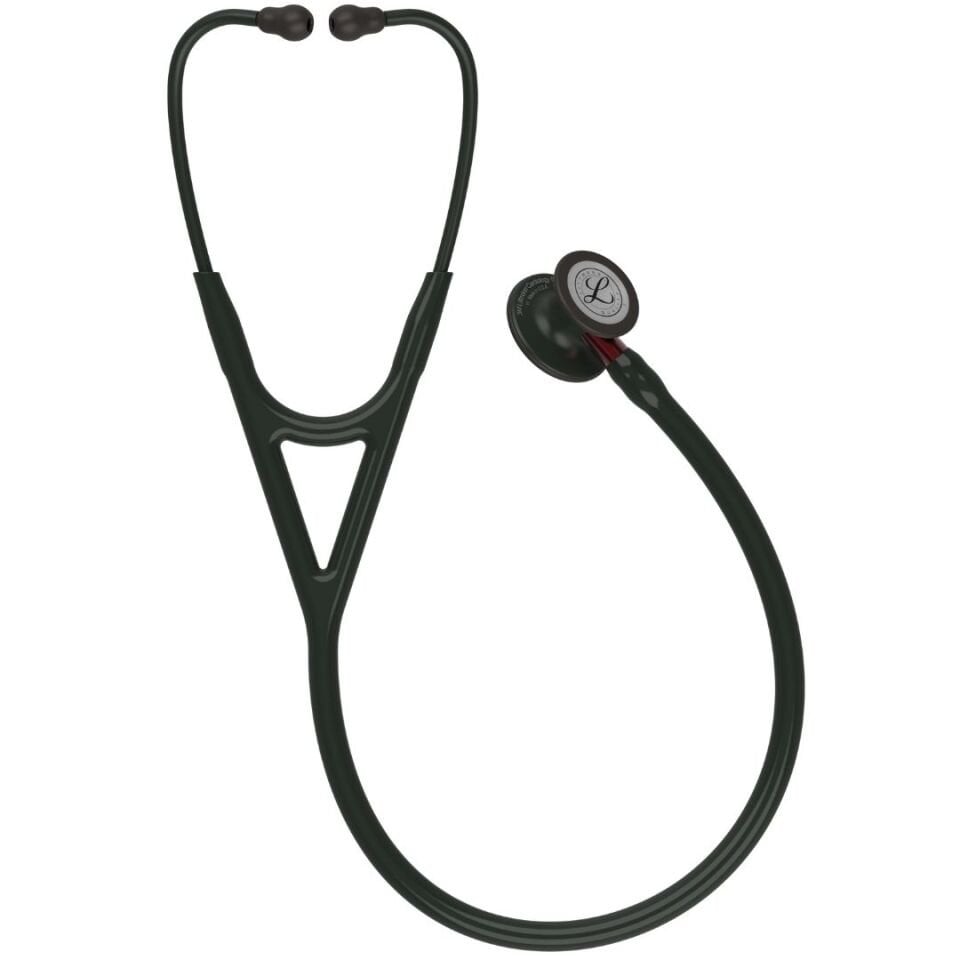 3M Littmann Steteskop Kardiyoloji 4 6200 Siyah /Kırmızı Kök 7 Yıl Garanti