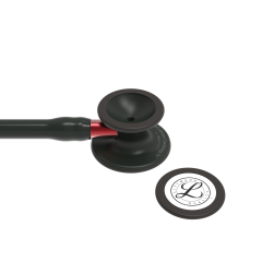 3M Littmann Steteskop Kardiyoloji 4 6200 Siyah /Kırmızı Kök 7 Yıl Garanti