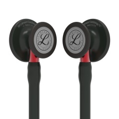 3M Littmann Steteskop Kardiyoloji 4 6200 Siyah /Kırmızı Kök 7 Yıl Garanti