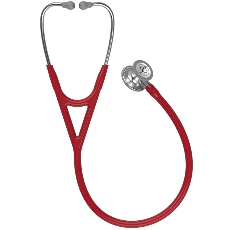 3M Littmann Steteskop Kardiyoloji 4 6184 Bordo Hortum 7 Yıl Garanti