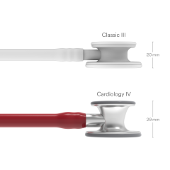 3M Littmann Steteskop Kardiyoloji 4 6184 Bordo Hortum 7 Yıl Garanti