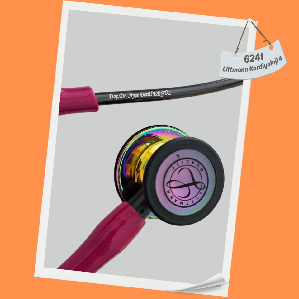 3M Littmann Kardioloji 4 6241 (Fuşya / Özel Gökkuşağı Çan)