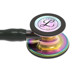 3M Littmann Kardioloji 4 6240 (Siyah / Özel gökkuşağı Çan)
