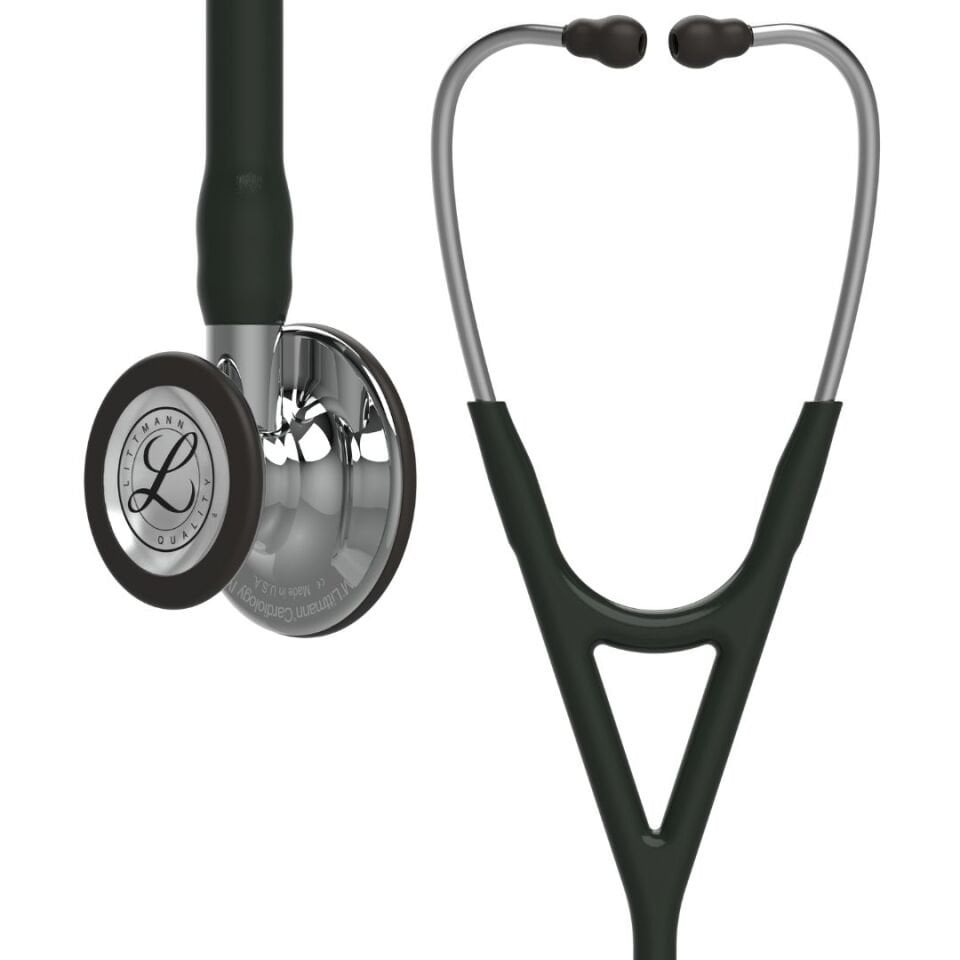 3M Littmann Steteskop Kardiyoloji 4 6177 Siyah Hortum Aynalı Çan