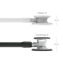 3M Littmann Steteskop Kardiyoloji 4 6177 Siyah Hortum Aynalı Çan