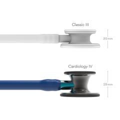 3M Littmann Kardioloji 4 6202 (Lacivert / Mavi Kök / Özel Duman Çan) ÇAN KISMINA İSİM - Şekil istemiyorum - İstemiyorum