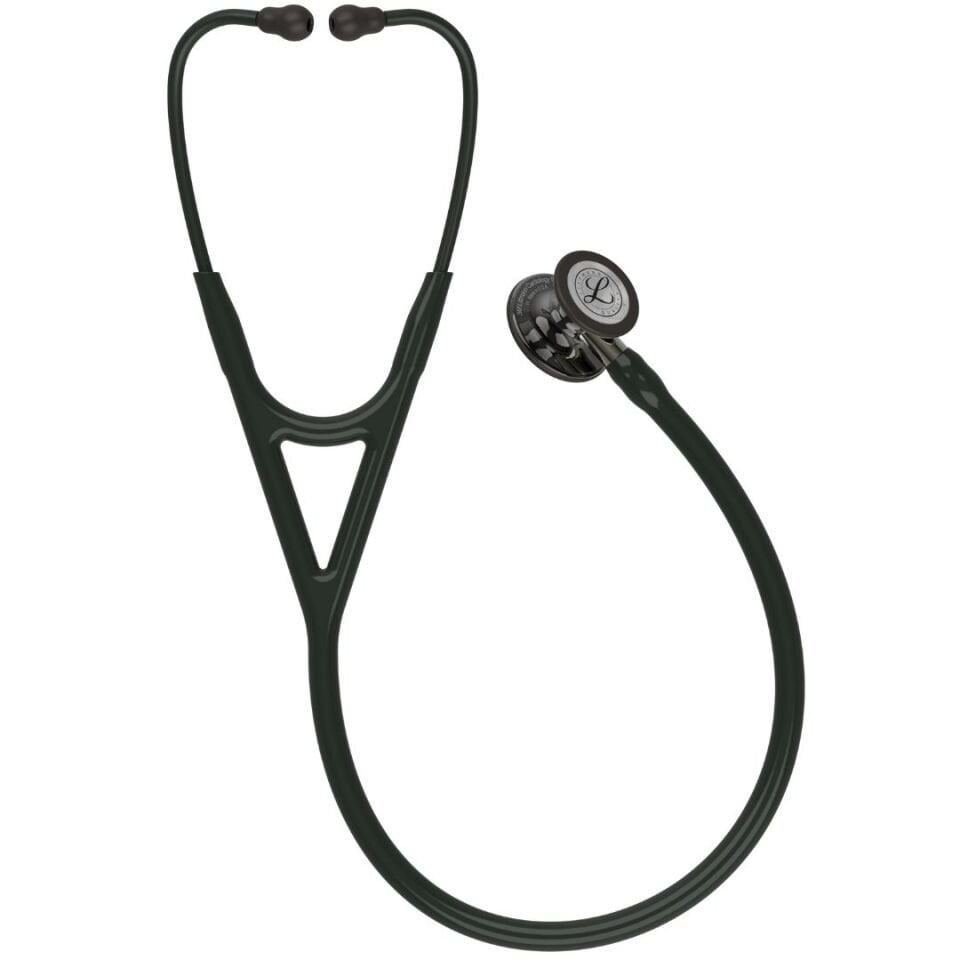3M Littmann Kardioloji 6204 (Siyah / Şampanya kök / Özel Duman Çan)