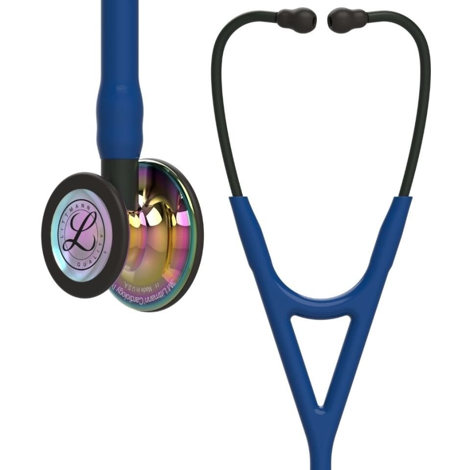 3M Littmann Kardioloji 4 6242 (Lacivert / Özel Gökkuşağı Çan)