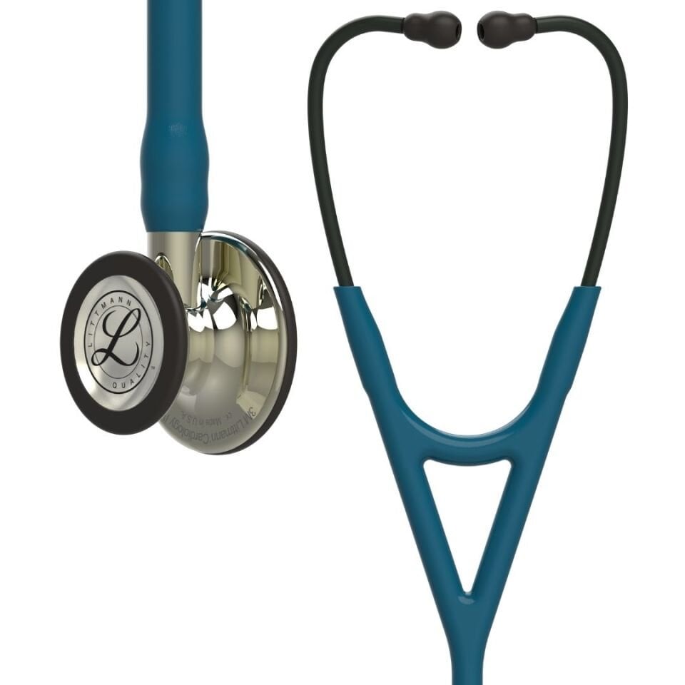 3M Littmann Steteskop Kardiyoloji 4 6190 Karayip Mavisi Hortum Şampanya Çan