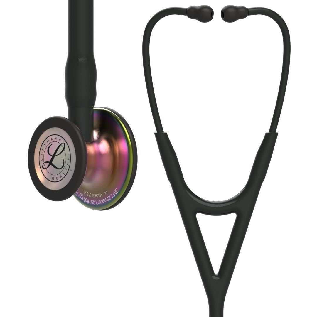 3M Littmann Steteskop Kardiyoloji 4 6165 Siyah Hortum 7 Yıl Garanti