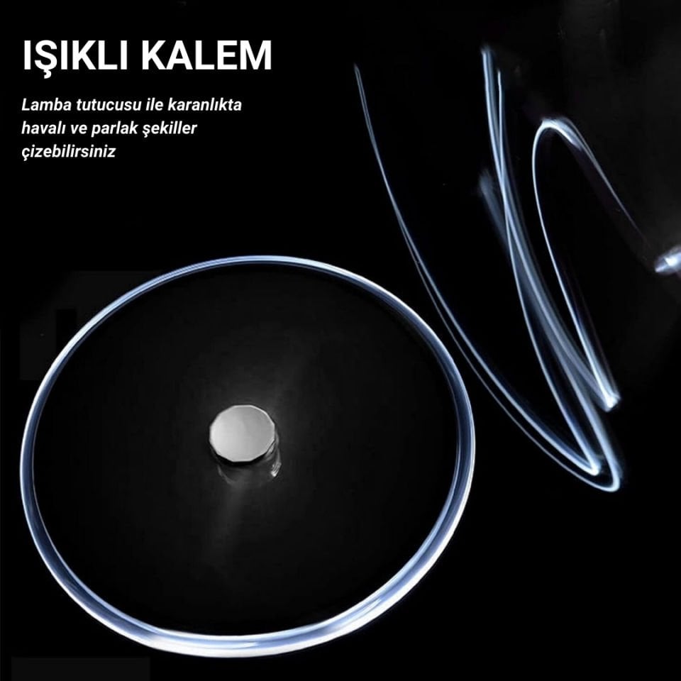 İsme Özel  Stres Çarklı Işıklı Muayene Kalemi