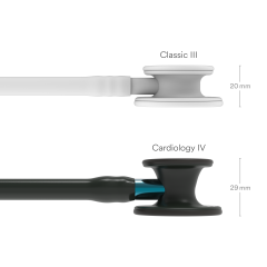 3M Littmann Kardioloji 4 6201 (Siyah / Mavi Kök)