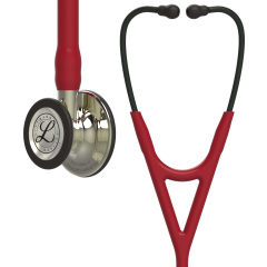 3M Littmann Steteskop Kardiyoloji 4 6176 Bordo Hortum Şampanya Çan 7 Yıl Garanti