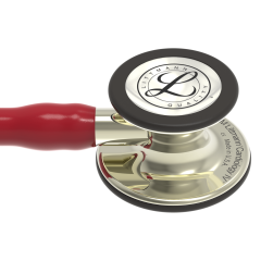 3M Littmann Steteskop Kardiyoloji 4 6176 Bordo Hortum Şampanya Çan 7 Yıl Garanti