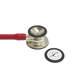 3M Littmann Steteskop Kardiyoloji 4 6176 Bordo Hortum Şampanya Çan 7 Yıl Garanti