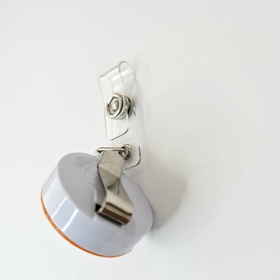 Turuncu Zeminde Çikolata Renk Stetoskop Yoyo Kartlık