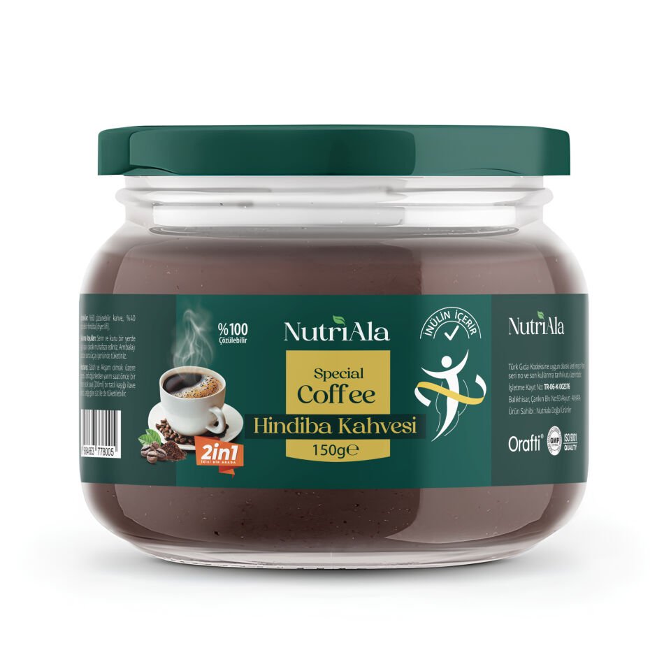 Hindiba Diyet Kahvesi–Detox Kahvesi (inülin,lif,detoks) Orafti®-150gr