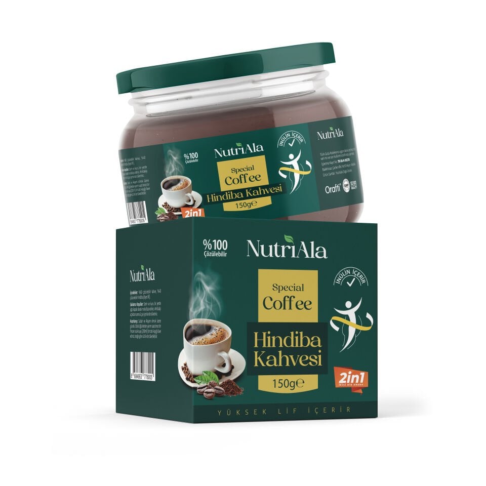 Hindiba Diyet Kahvesi–Detox Kahvesi (inülin,lif,detoks) Orafti®-150gr