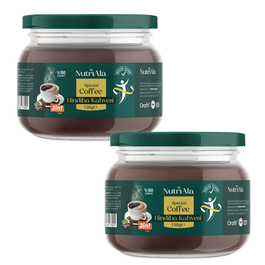 Hindiba Diyet Kahvesi–Detox Kahvesi 2'li Avantaj Paket