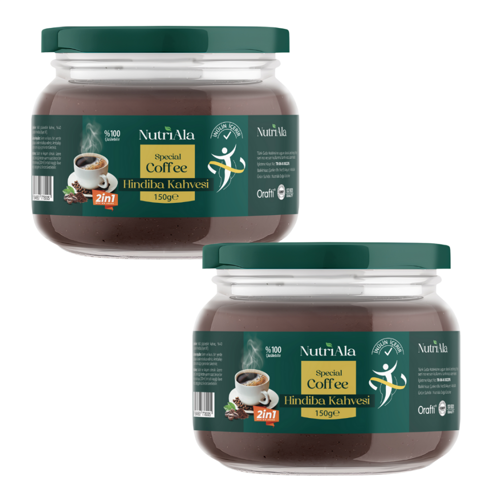 Hindiba Diyet Kahvesi–Detox Kahvesi 2'li Avantaj Paket