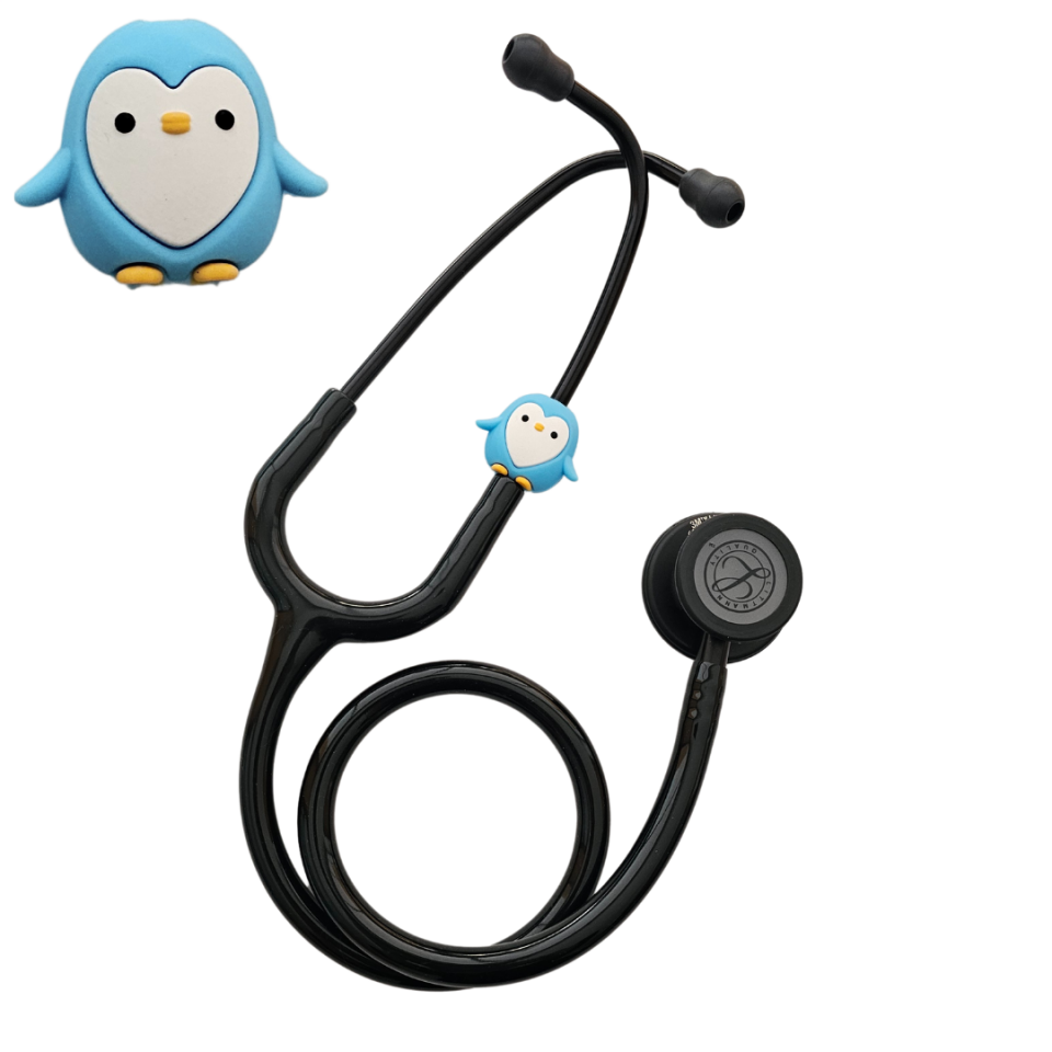 SEVİMLİ PENGUEN (MAVİ) STETESKOP SÜSÜ