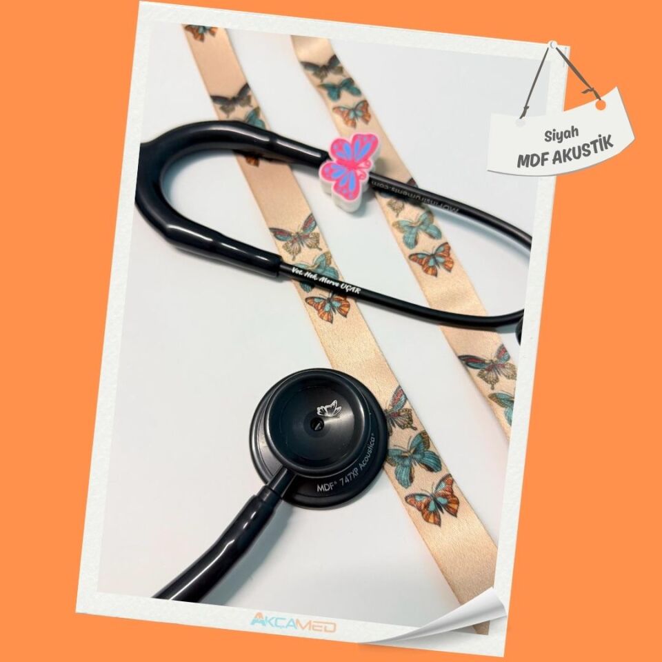 Mdf Steteskop Akustik Full Siyah