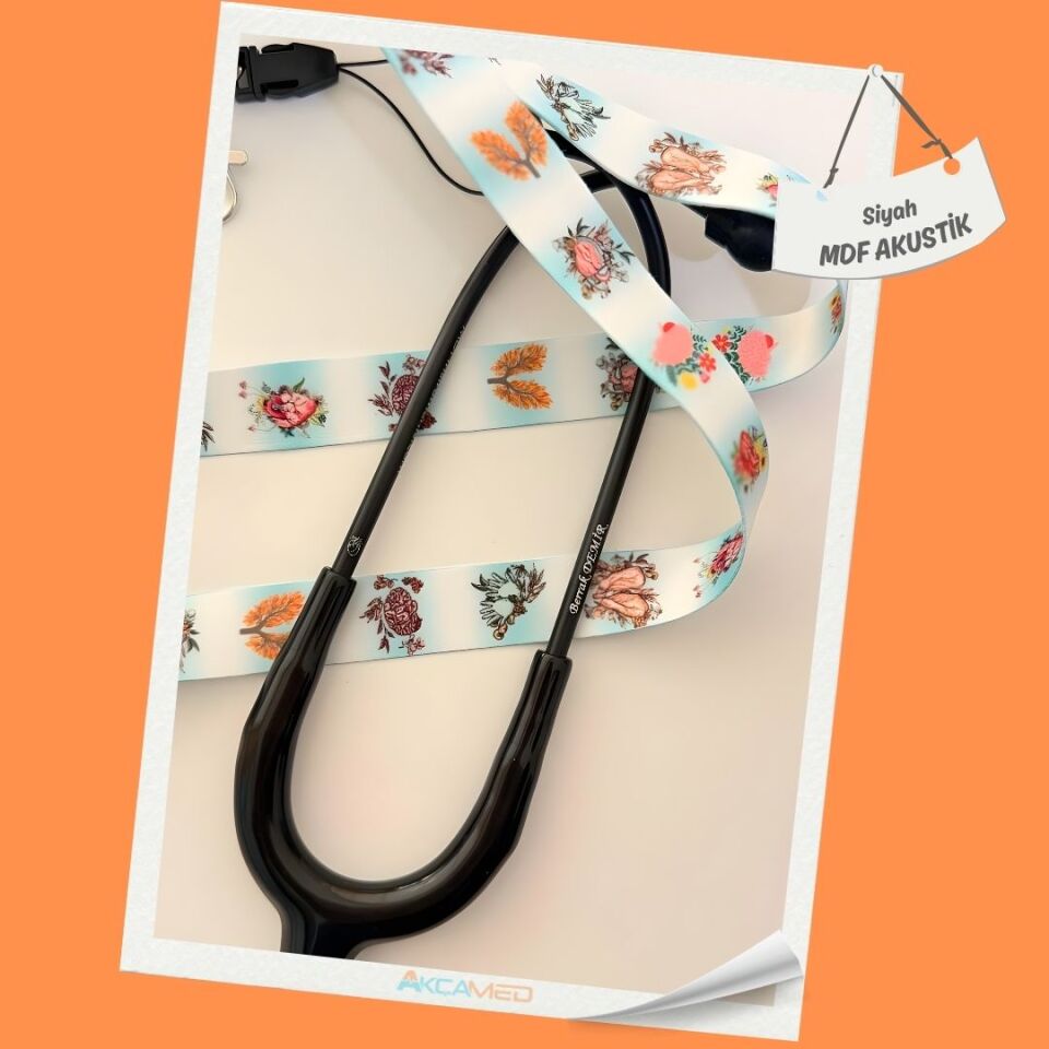 Mdf Steteskop Akustik Full Siyah