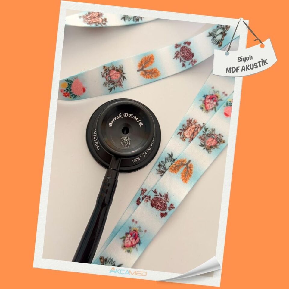 Mdf Steteskop Akustik Full Siyah