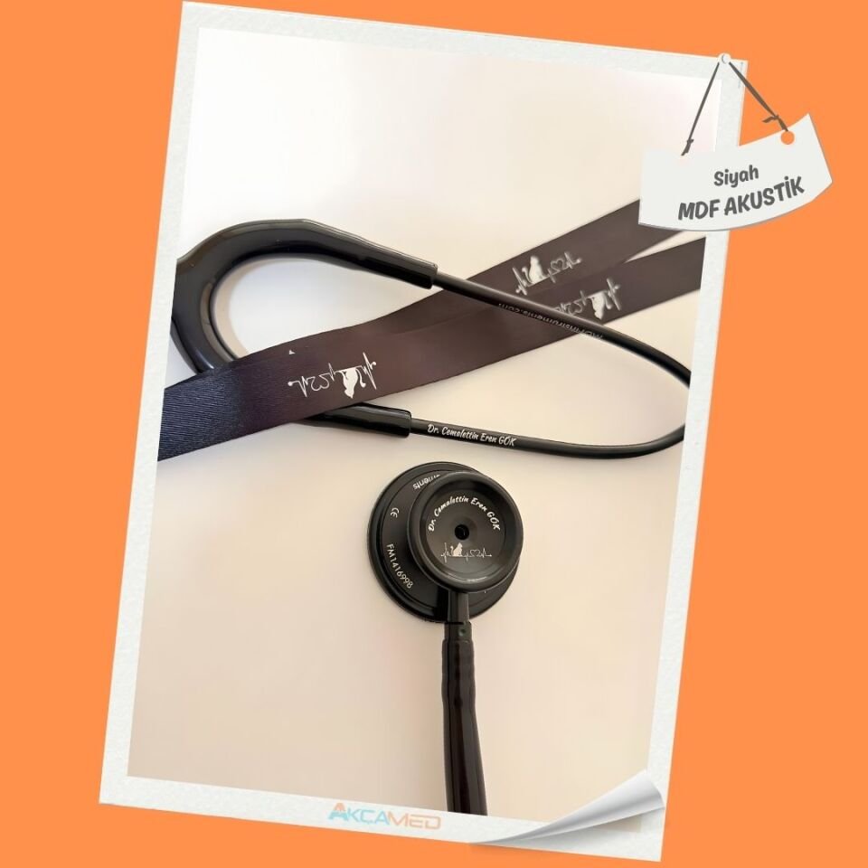 Mdf Steteskop Akustik Full Siyah