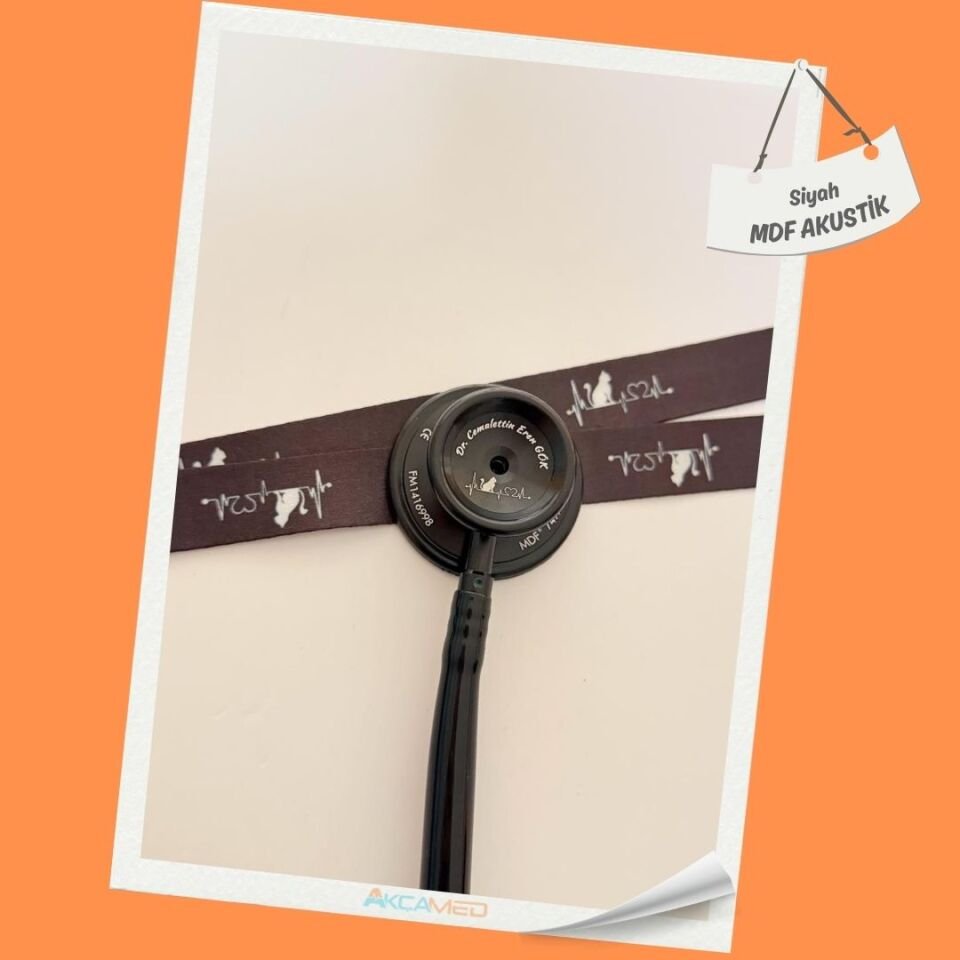 Mdf Steteskop Akustik Full Siyah