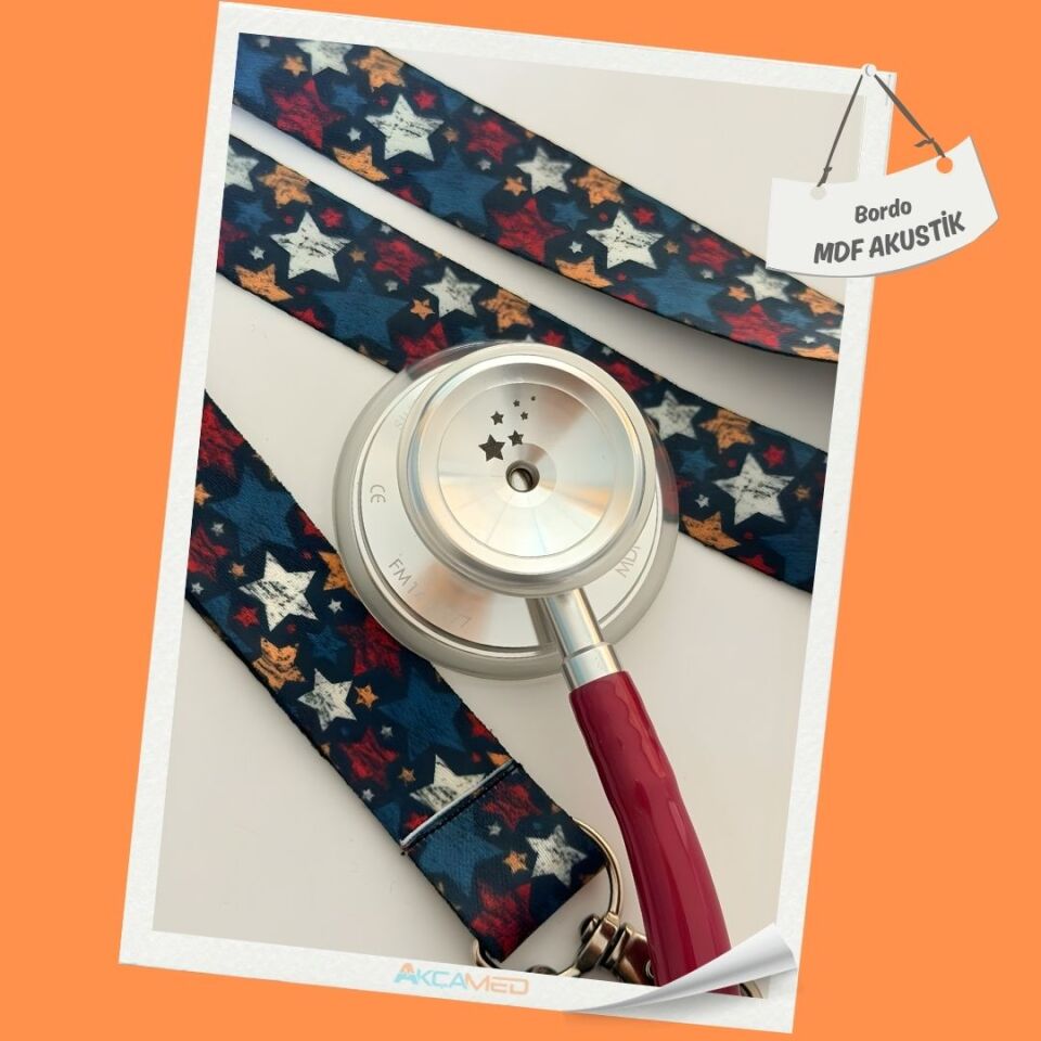 Mdf Steteskop Akustik - Bordo