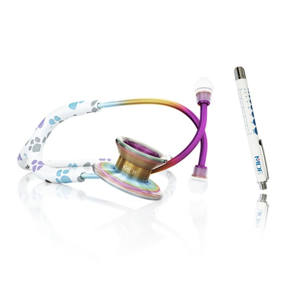 Mdf Steteskop Md One Titanyum - Pati Desenli / Gökkuşağı