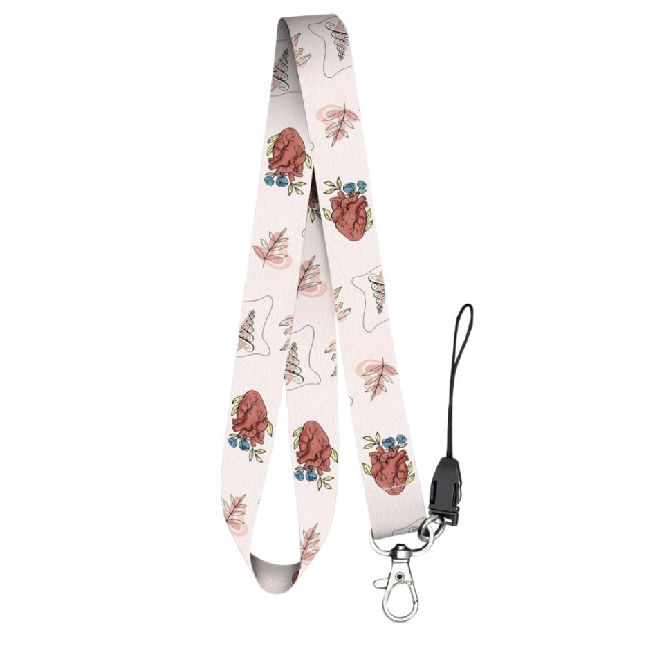 Kalp Temalı Boyun Askı İpi (a1)