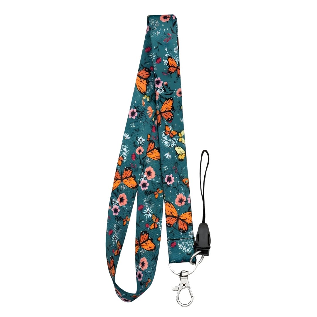 Kelebek Temalı Boyun Askı İpi (a6)