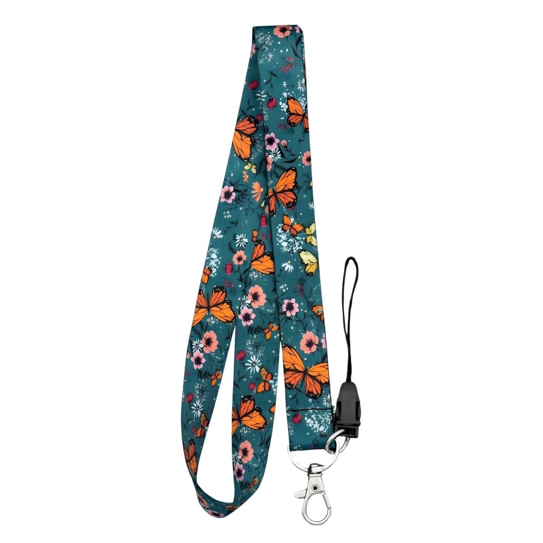 Kelebek Temalı Boyun Askı İpi (a6)