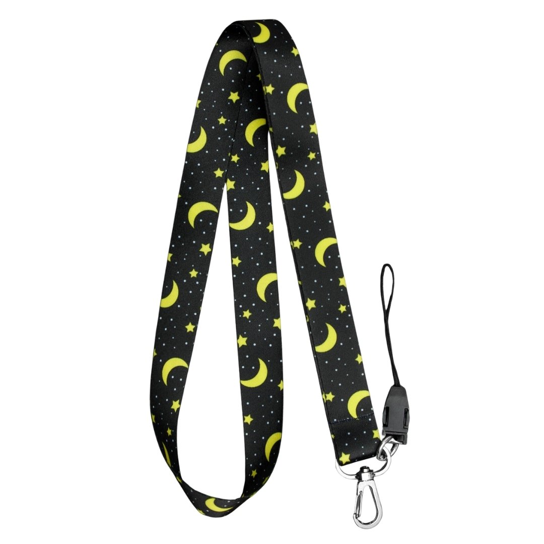 Gökyüzü Ay Ve Yıldız Temalı Boyun Askı İpi (a15)