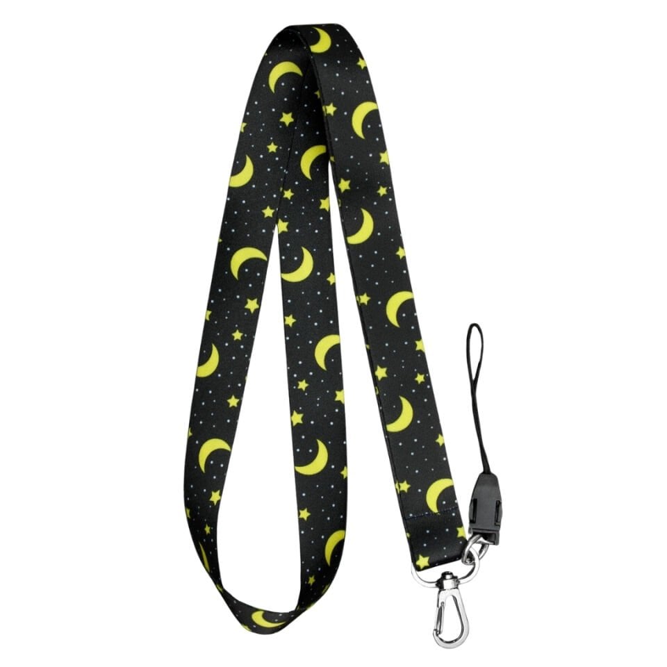 Gökyüzü Ay Ve Yıldız Temalı Boyun Askı İpi (a15)