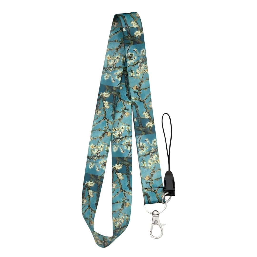 Van Gohg Badem Ağacı Temalı  Boyun Askı İpi (a16)