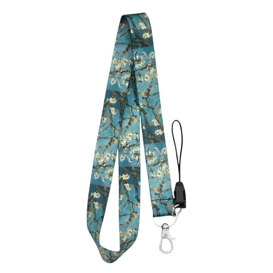 Van Gohg Badem Ağacı Temalı  Boyun Askı İpi (a16)