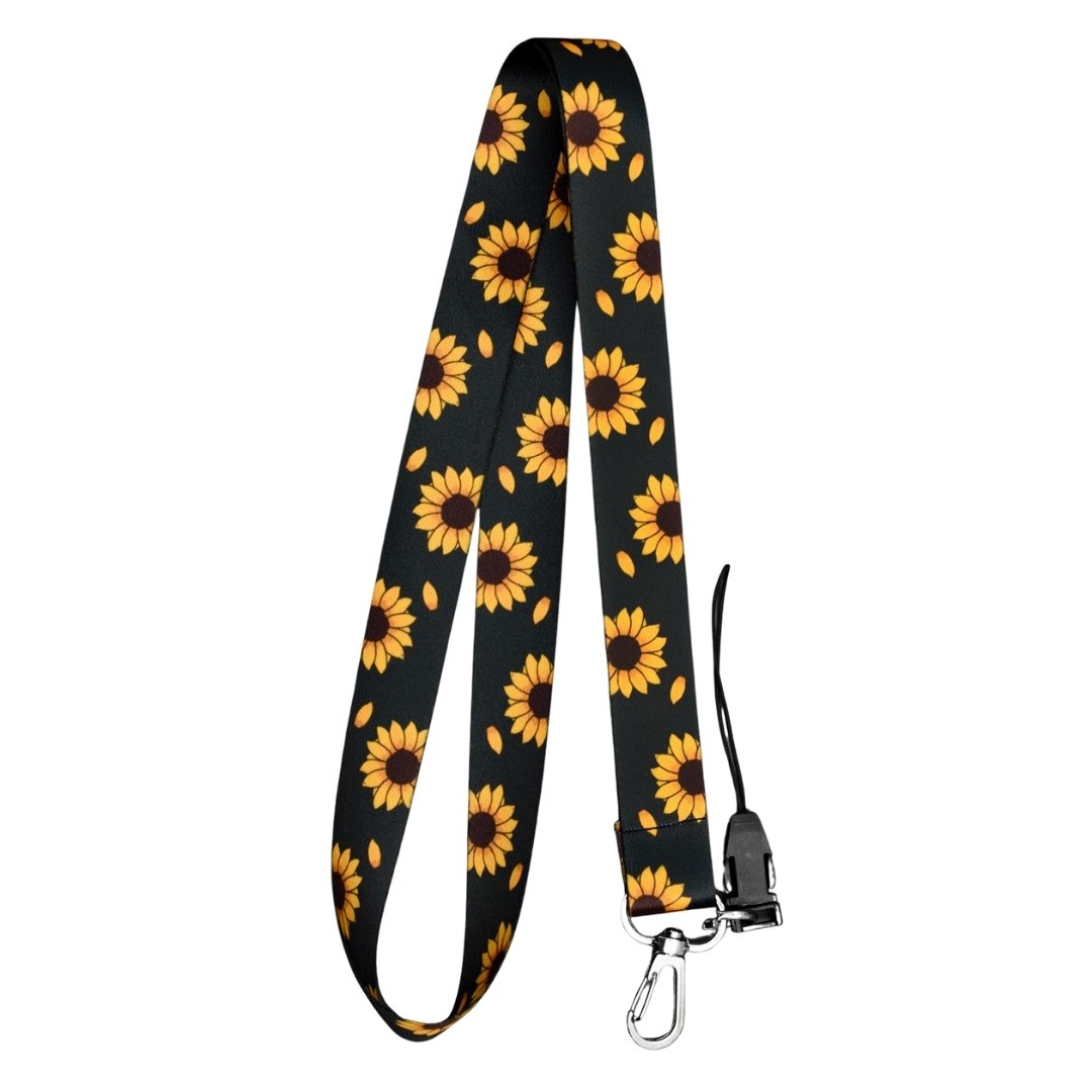 Ayçiçeği Temalı  Boyun Askı İpi (a17)