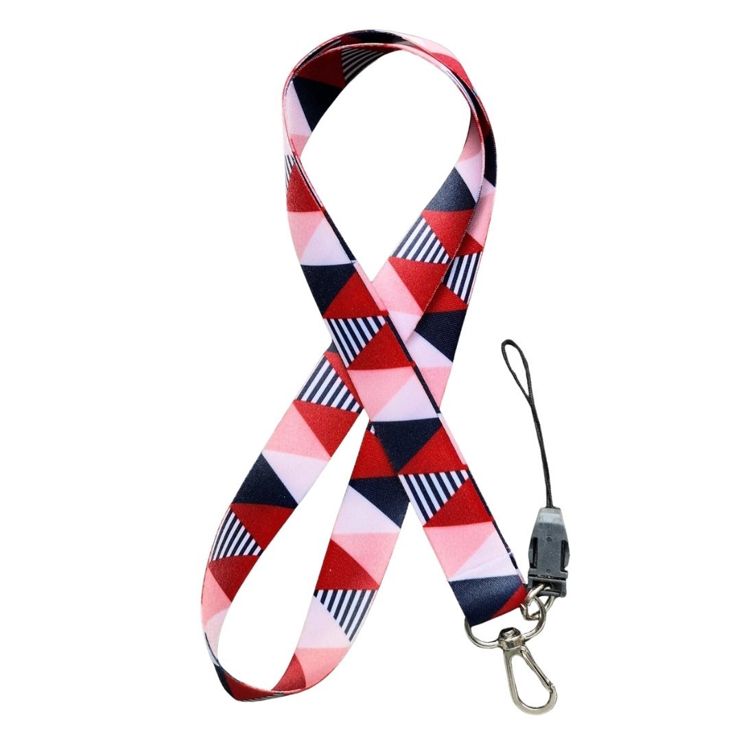 Çok Renkli Üçgen Boyun Askı İpi (a22)