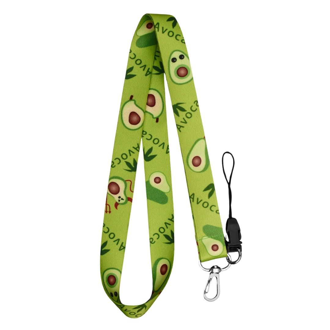 Avokado Temalı Yeşil Boyun Askı İpi (a38)