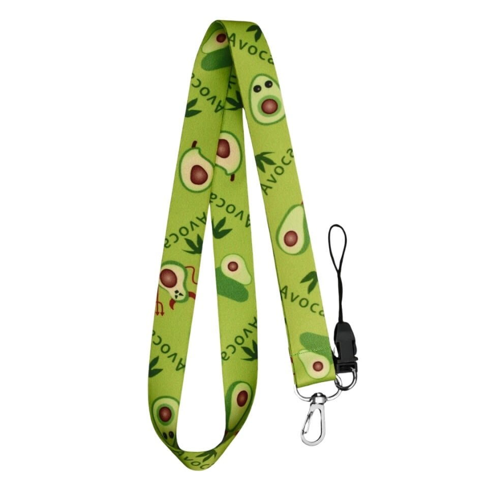 Avokado Temalı Yeşil Boyun Askı İpi (a38)