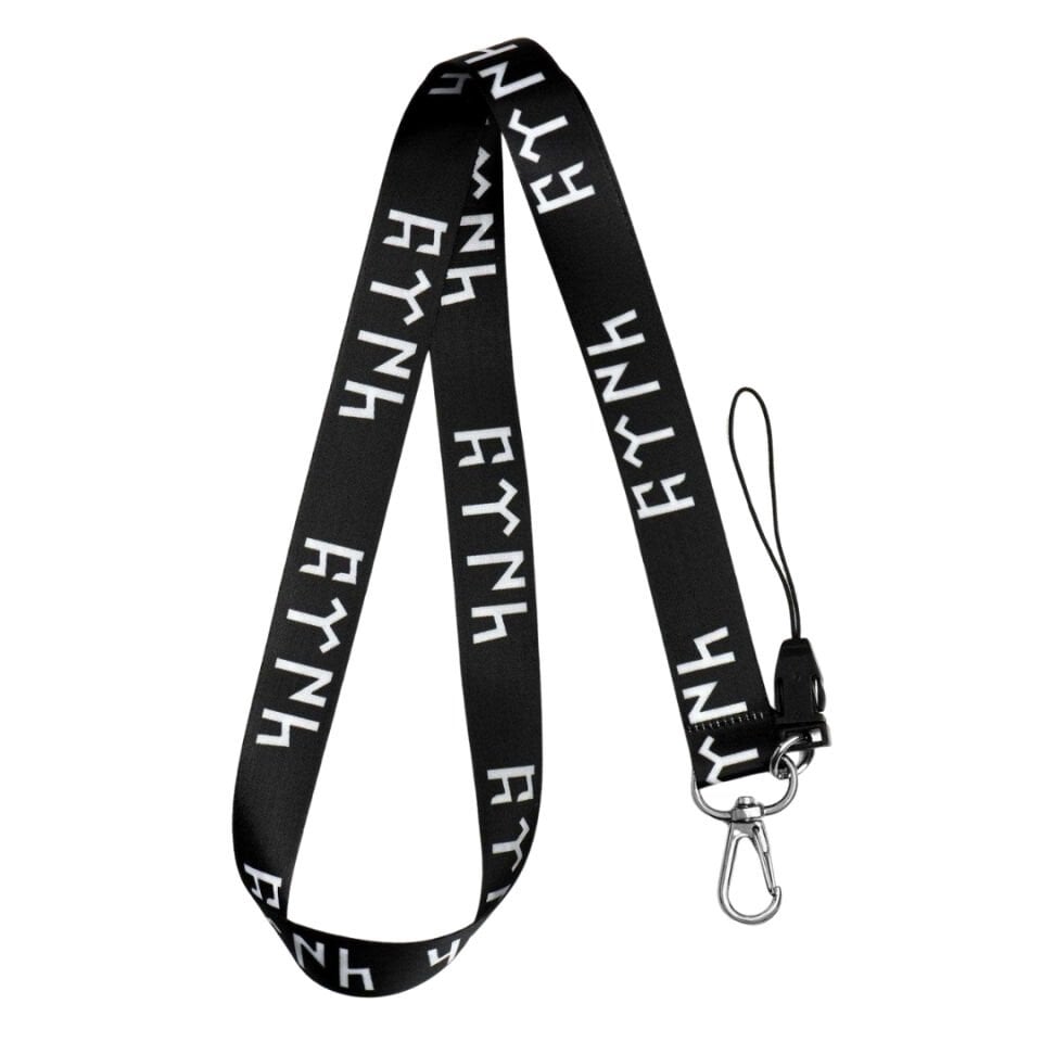 Köktürk Alfabesi Türk Temalı Boyun Askı İpi (a41)