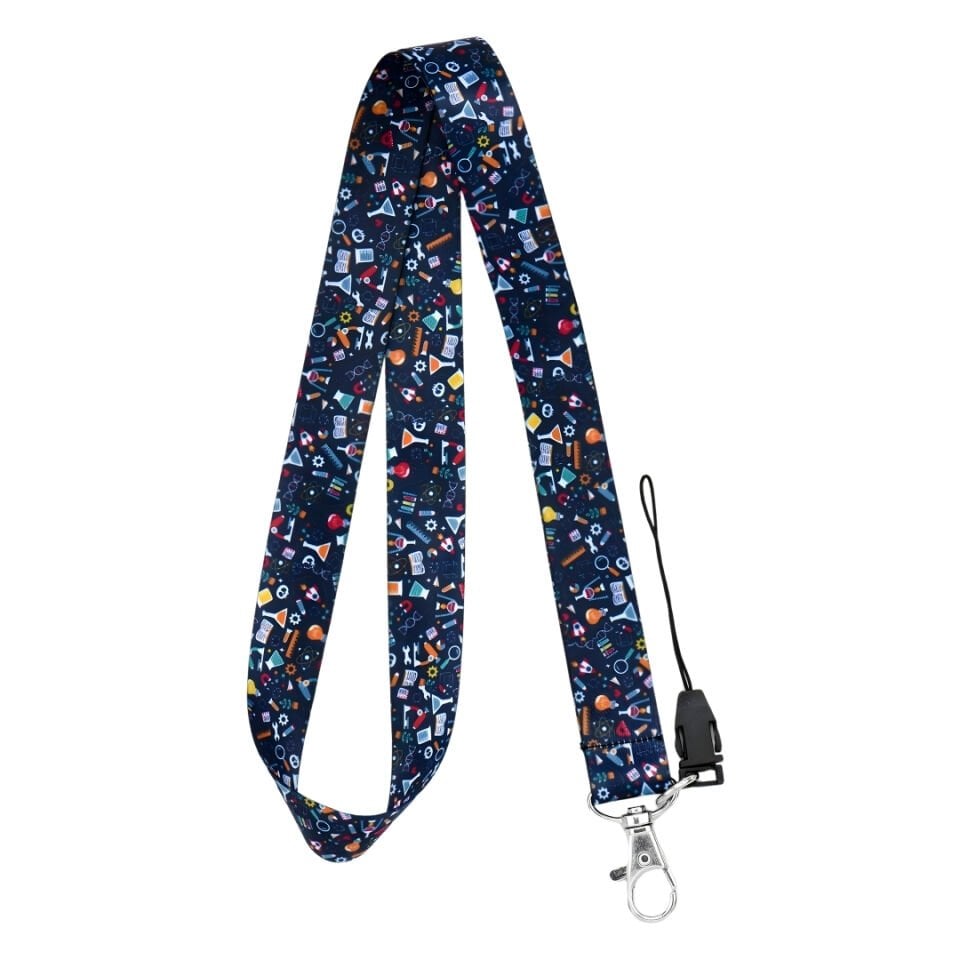 Laboratuvar Temalı Boyun Askı İpi (a51)