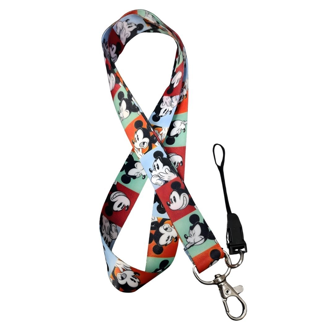 Mickey Mouse Temalı Boyun Askı İpi (a76)