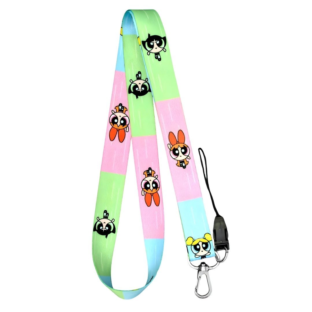 Powerpuff Girls Temalı Boyun Askı İpi (a78)